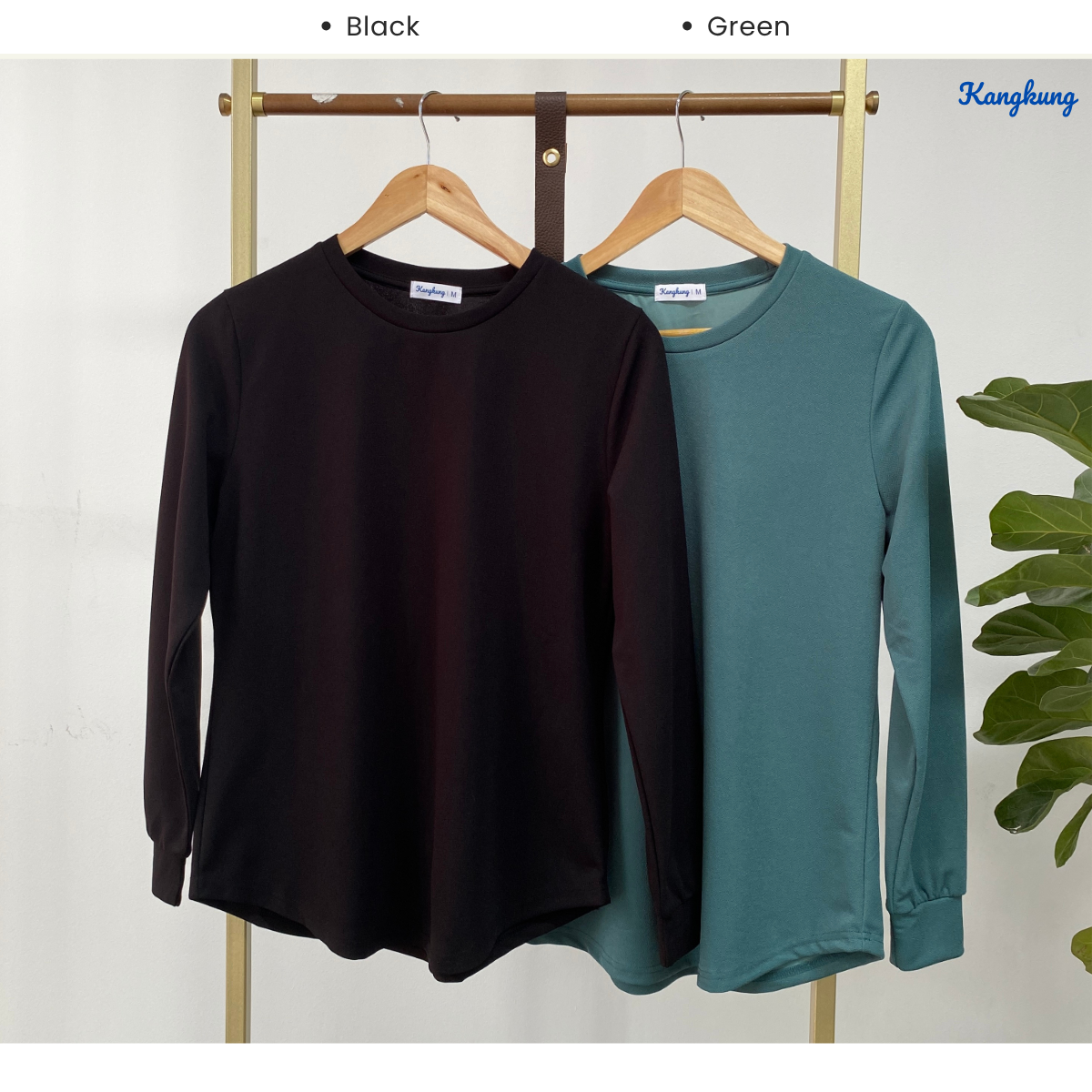 KANGKUNG MILAH CASUAL PLAIN SHIRT - KK119