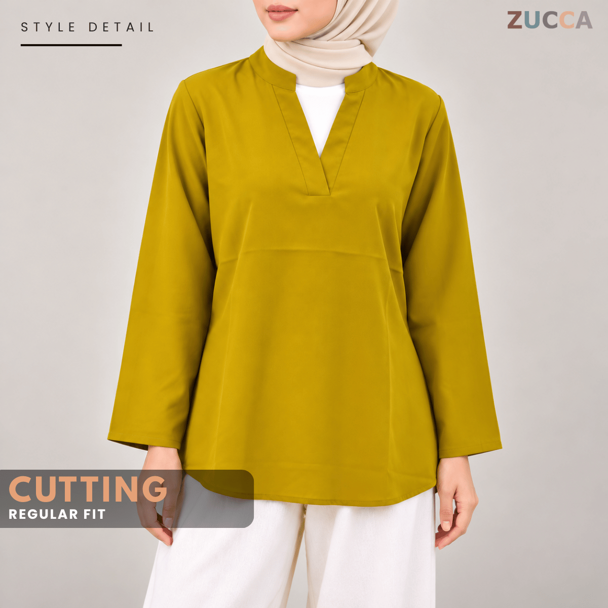 KANGKUNG MARISA KASUAL WOMEN PLAIN BLOUSE LONG SLEEVE - KK121