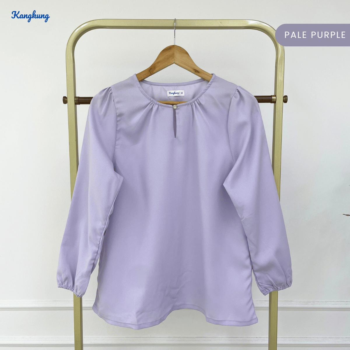 KANGKUNG MARYAM ELEGANT PUFF SLEEVE MODEST BLOUSE - KK122