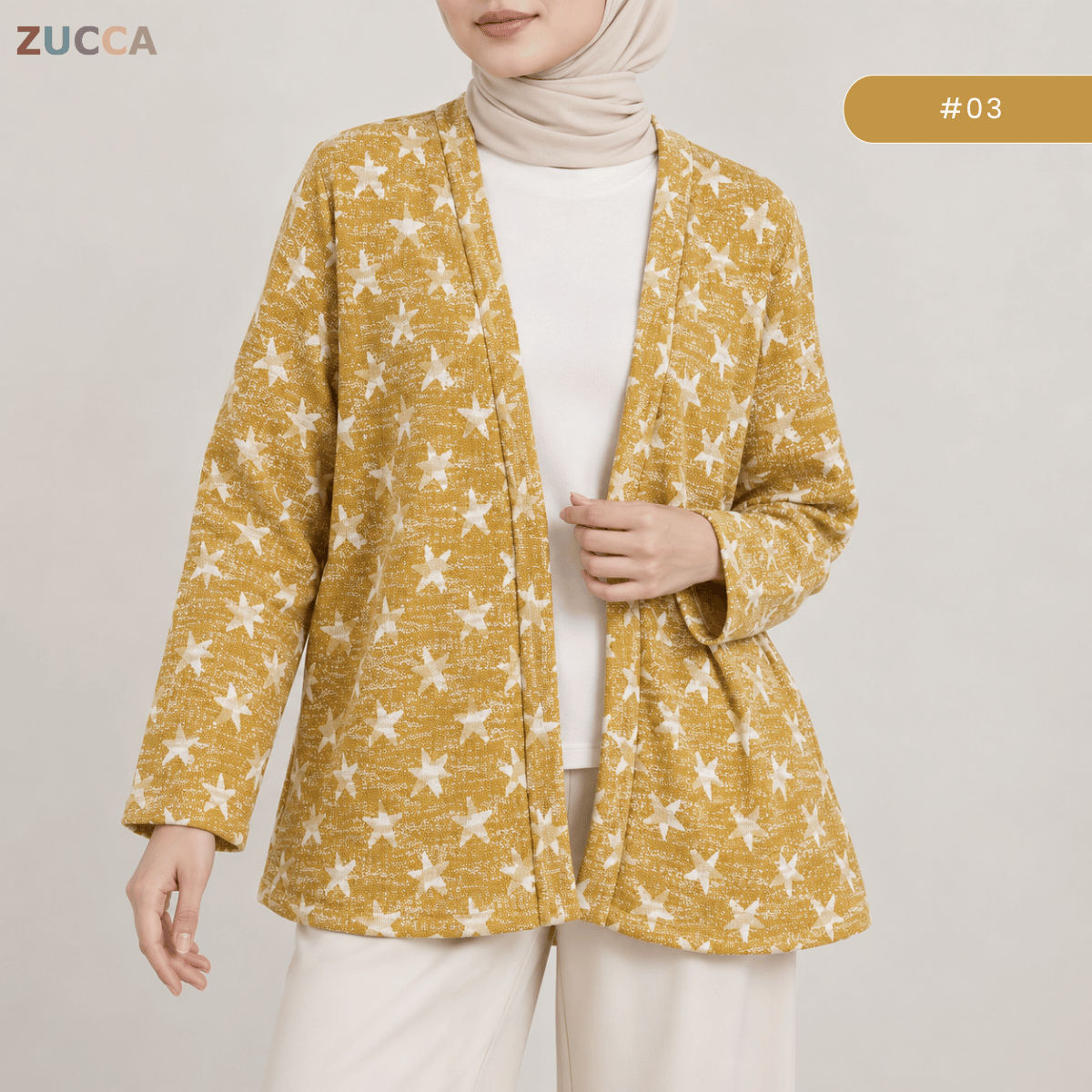 KANGKUNG DANIA MINIMALIST OPEN-FRONT CARDIGAN - KK127