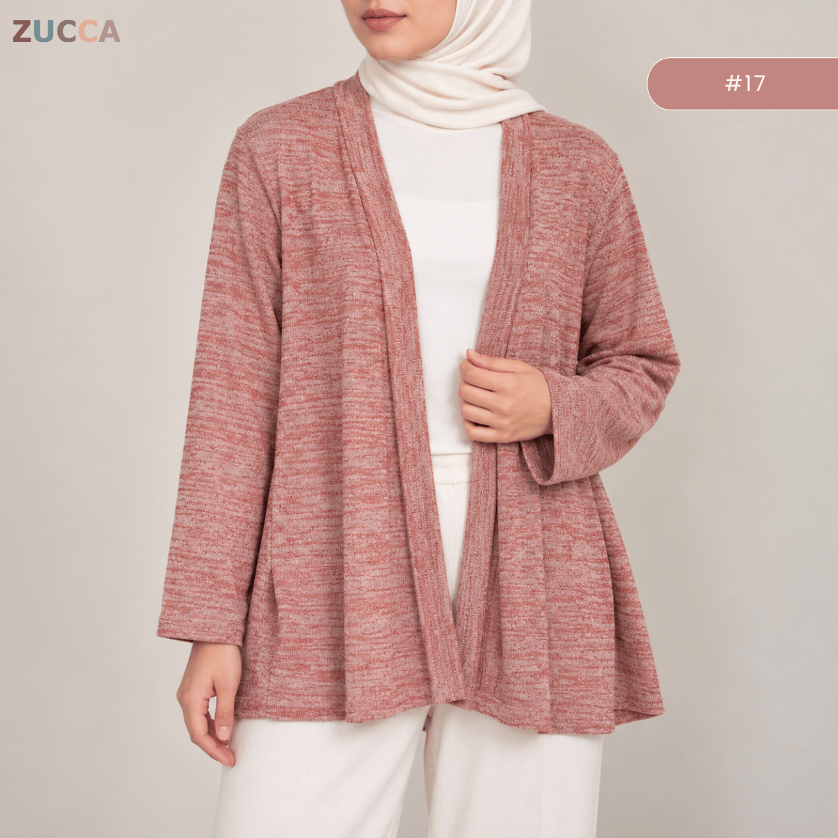 KANGKUNG DANIA MINIMALIST OPEN-FRONT CARDIGAN - KK127