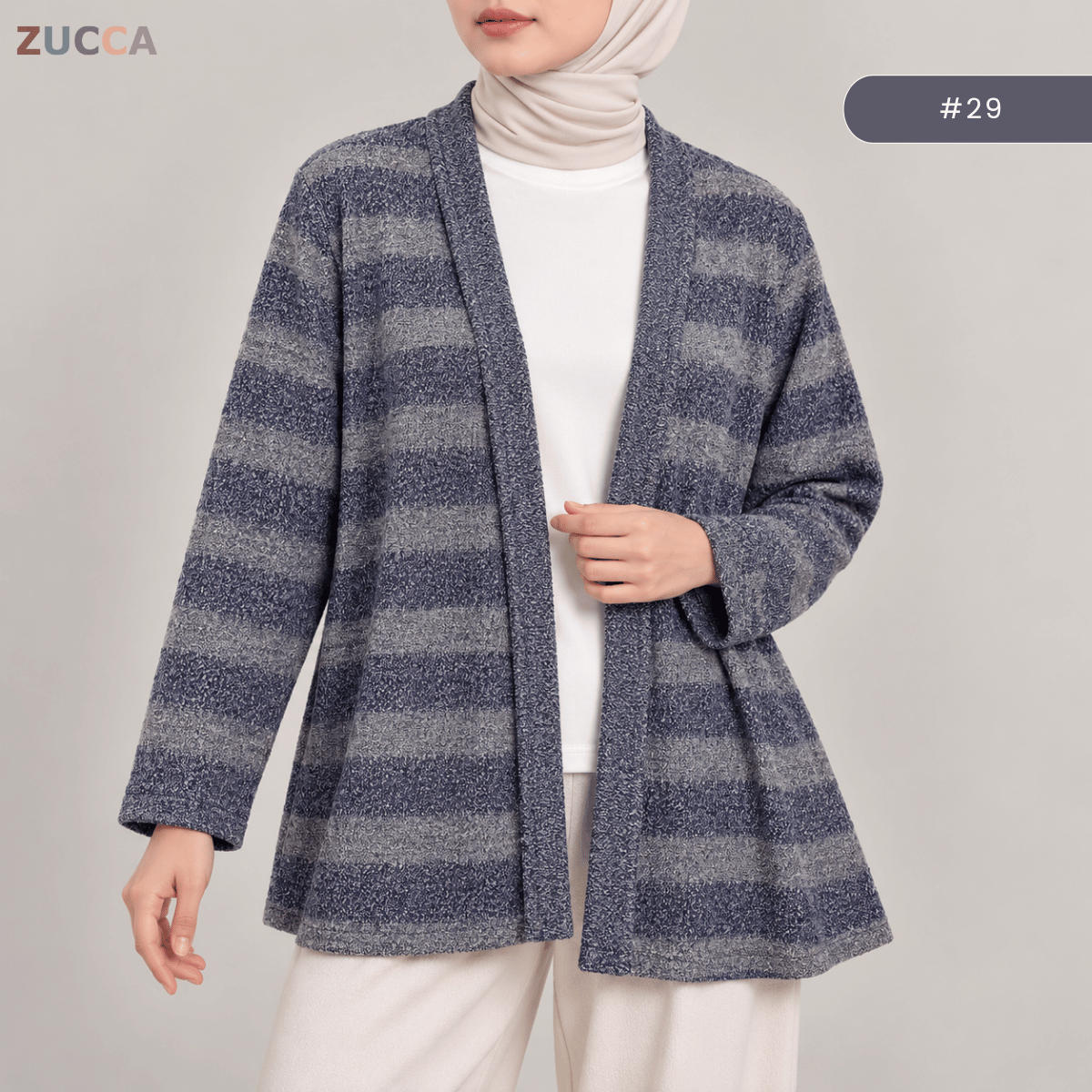 KANGKUNG DANIA MINIMALIST OPEN-FRONT CARDIGAN - KK127
