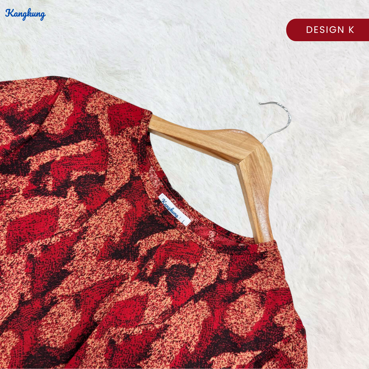 KANGKUNG MELATI BLOUSE WANITA CORAK CAMPUR - KK101