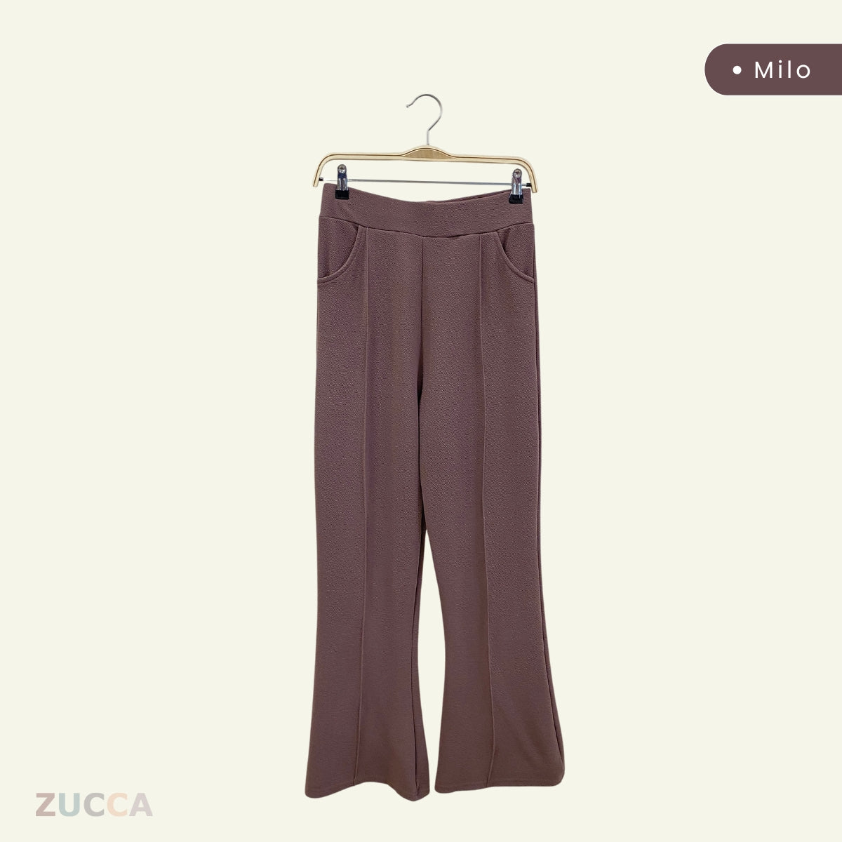 ZUCCA Milaa Bootcut Stretchable Pants L010/018205/00621