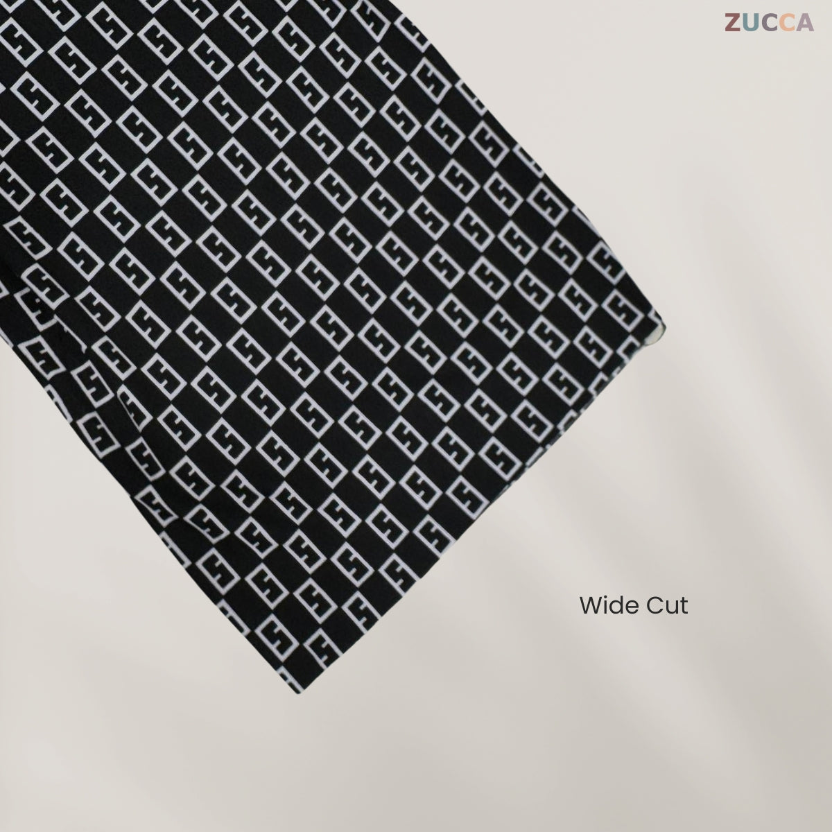 ZUCCA ARILA SELUAR WIDE LEG COMFY DENGAN CORAK - L074 LG012185