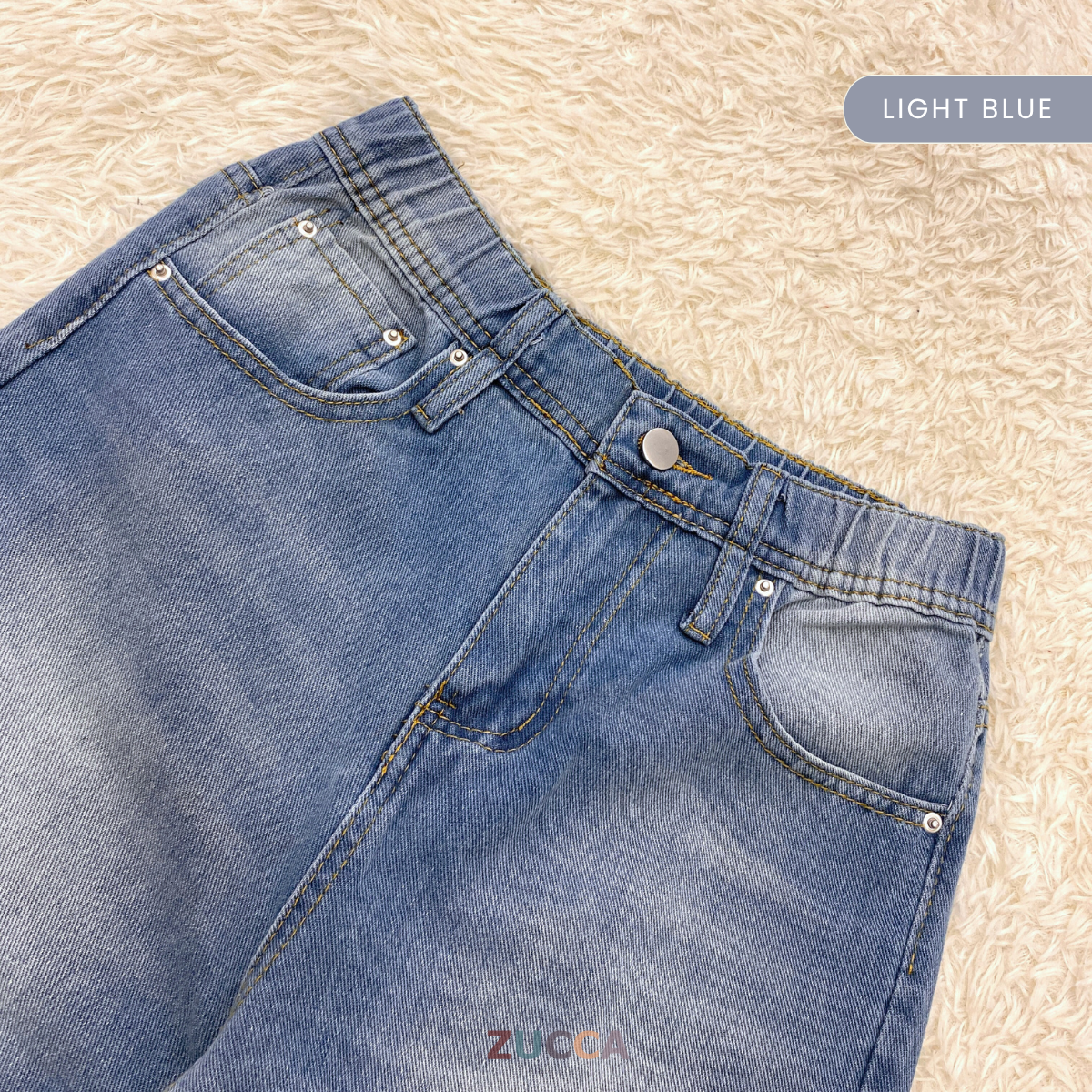 ZUCCA ASUKI DENIM STRAIGHT JEANS PANTS - SU002