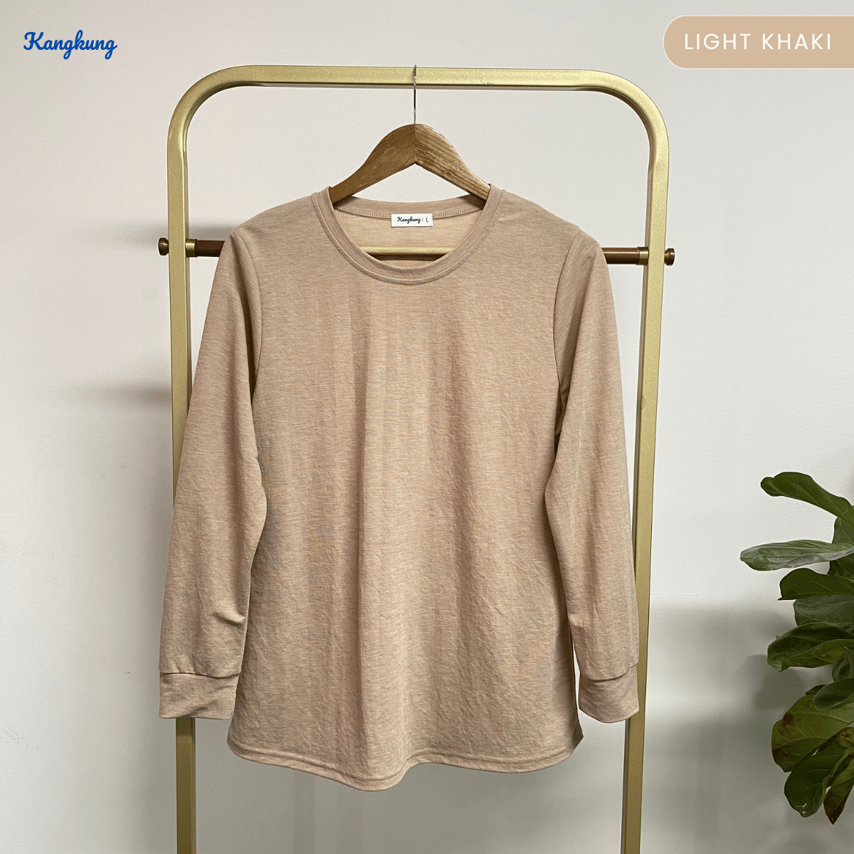 KANGKUNG JESSIE T-SHIRT COTTON WANITA GAYA MODEST SHIRT KASUAL – KK109