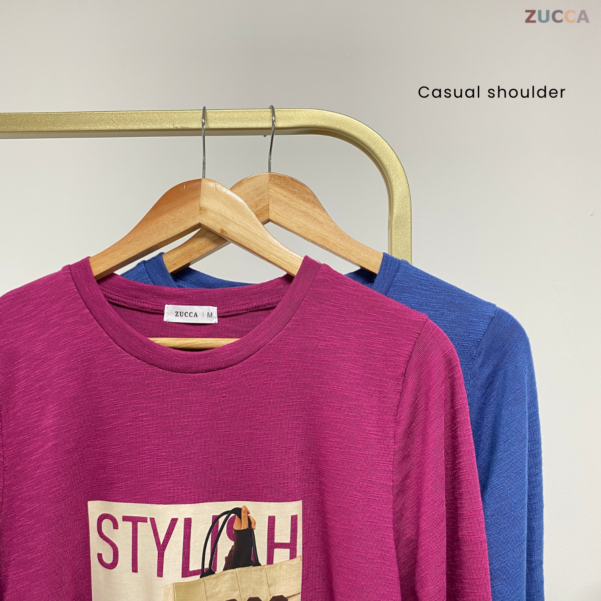 ZUCCA PAMELA GRAPHIC PRINT CASUAL SHIRT - MA027A STYLISH