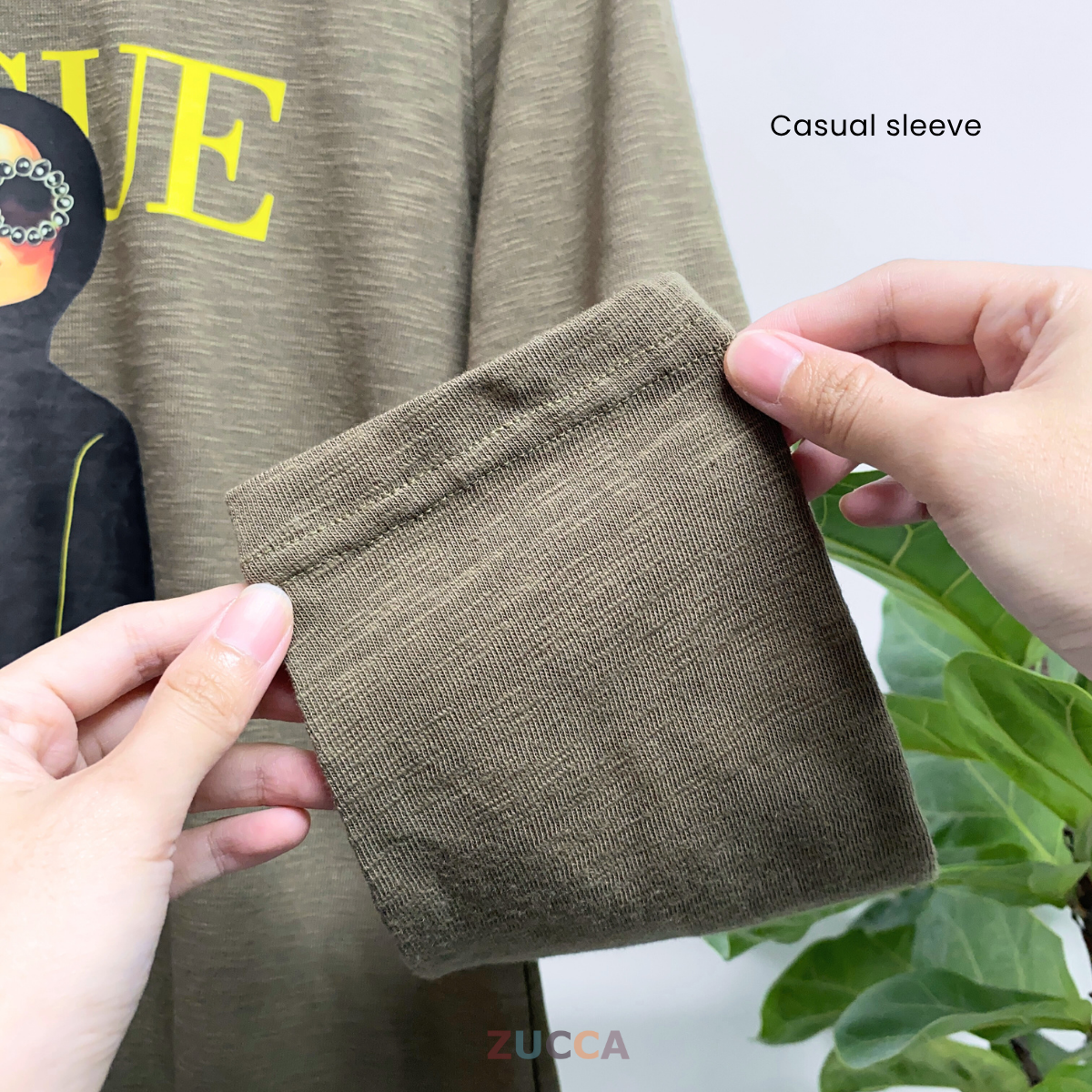 ZUCCA IQAH KEMEJA KASUAL BERCORAK REBEN – MA032 BAJU WANITA