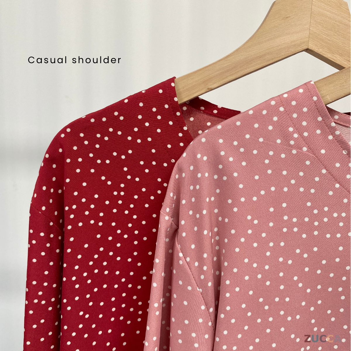 ZUCCA HANINA PRINTED WOMEN BLOUSE - MA042 BAJU WANITA