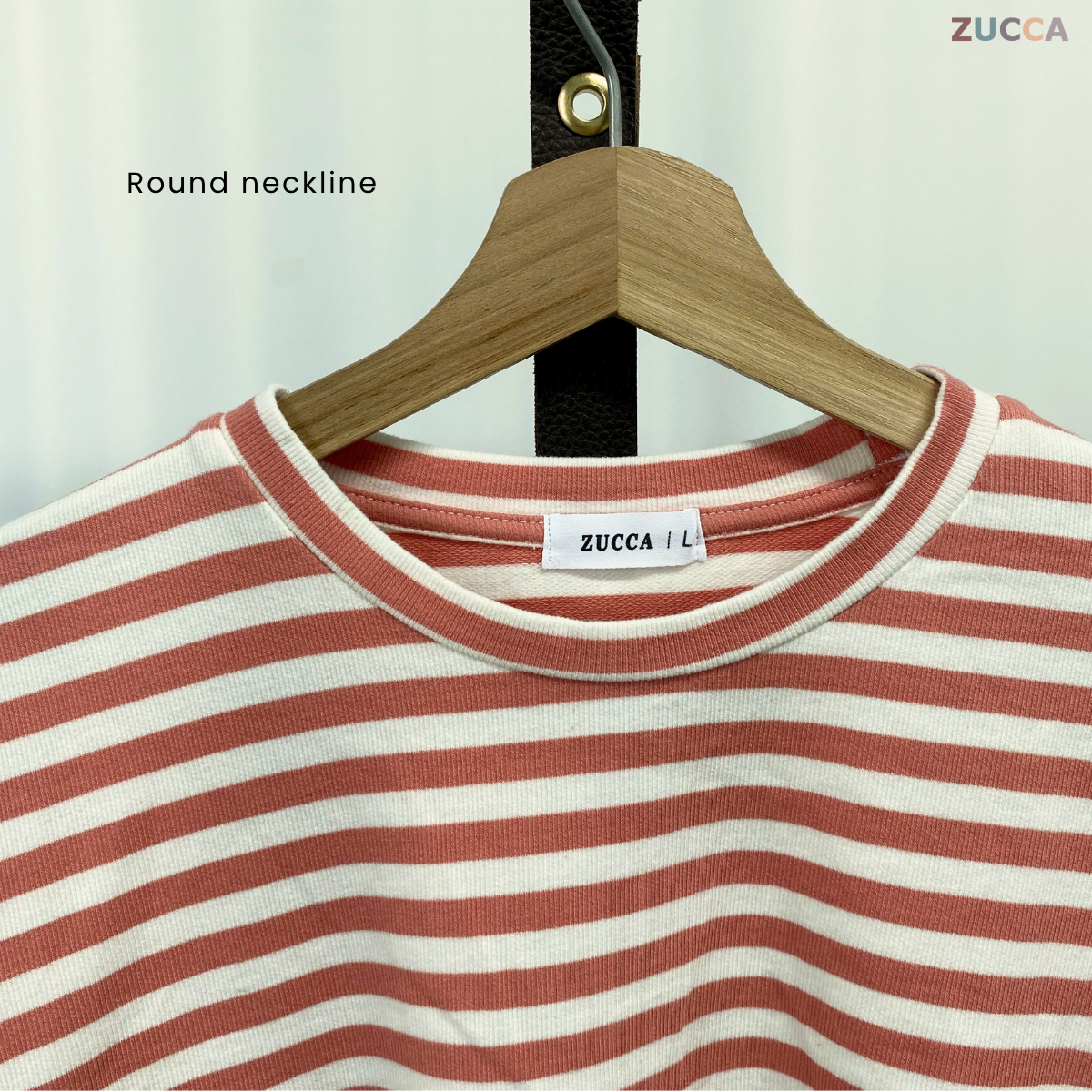 ZUCCA LIANA STRIPED CONTRAST HEM COTTON SHIRT - MA043