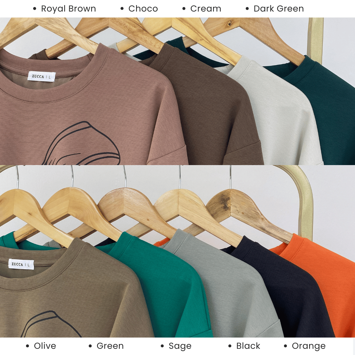 ZUCCA MONICA KEMEJA KASUAL BERCORAK REBEN - MA070