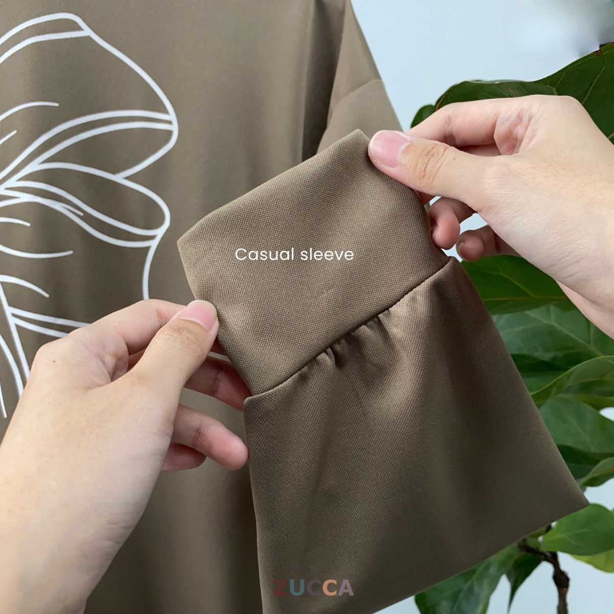 ZUCCA MONICA KEMEJA KASUAL BERCORAK REBEN - MA070