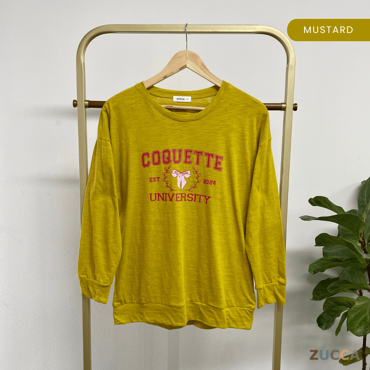 ZUCCA CHIKI CASUALWEAR PRINTED SHIRT- MA073 BAJU WANITA Long Sleeve