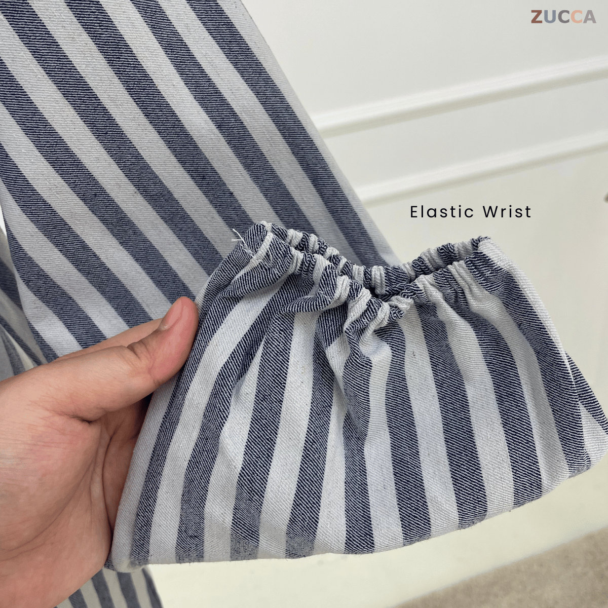 ZUCCA AFREENA STRIPE BLOUSE -MA080 Tops