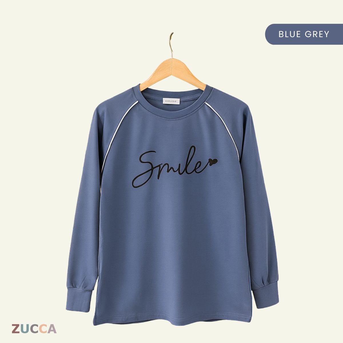 ZUCCA KEISYA PRINTED SWEATSHIRT BAJU PEREMPUAN - MA082