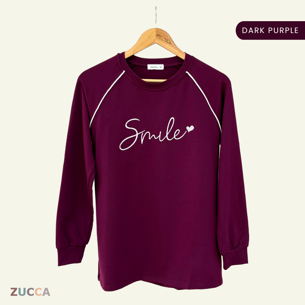 ZUCCA KEISYA PRINTED SWEATSHIRT BAJU PEREMPUAN - MA082