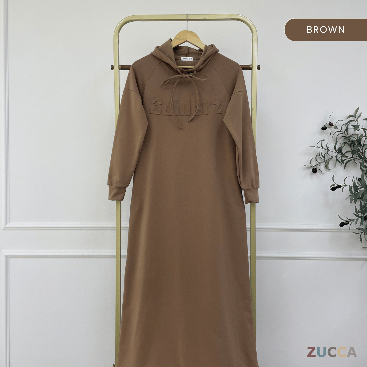 ZUCCA NAURA HOODIE DRESS - MA086 TOP