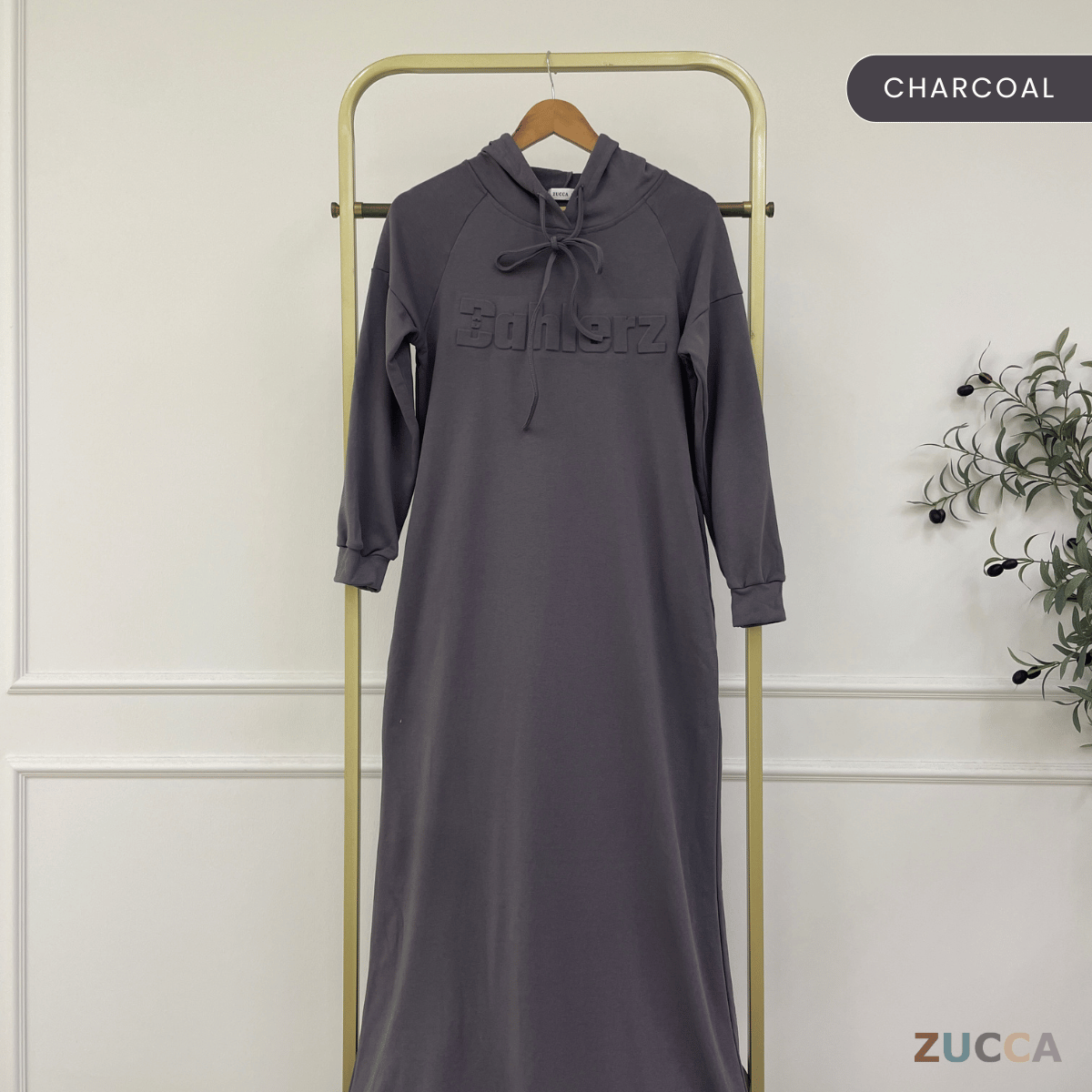 ZUCCA NAURA HOODIE DRESS - MA086 TOP