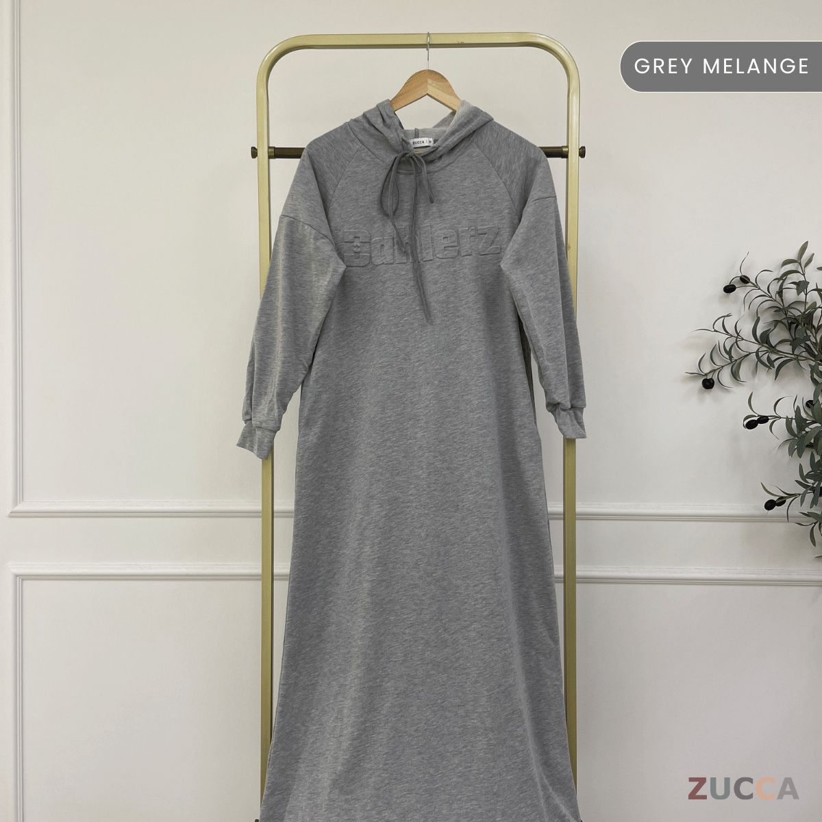 ZUCCA NAURA HOODIE DRESS - MA086 TOP