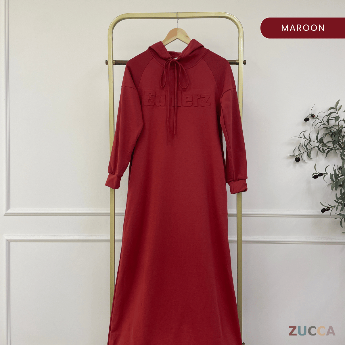 ZUCCA NAURA HOODIE DRESS - MA086 TOP