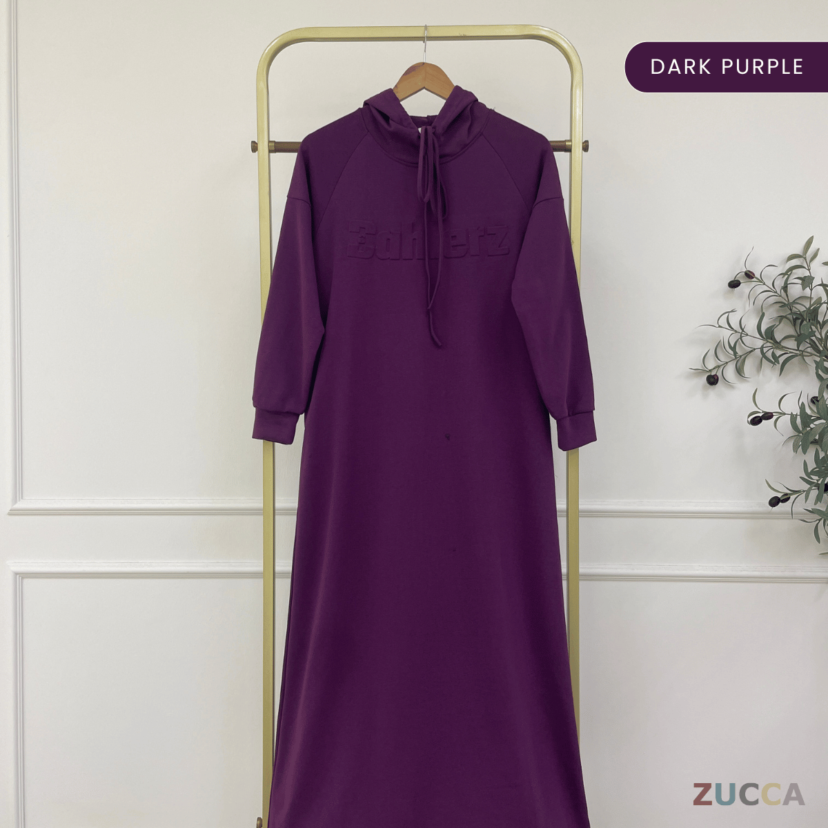 ZUCCA NAURA HOODIE DRESS - MA086 TOP
