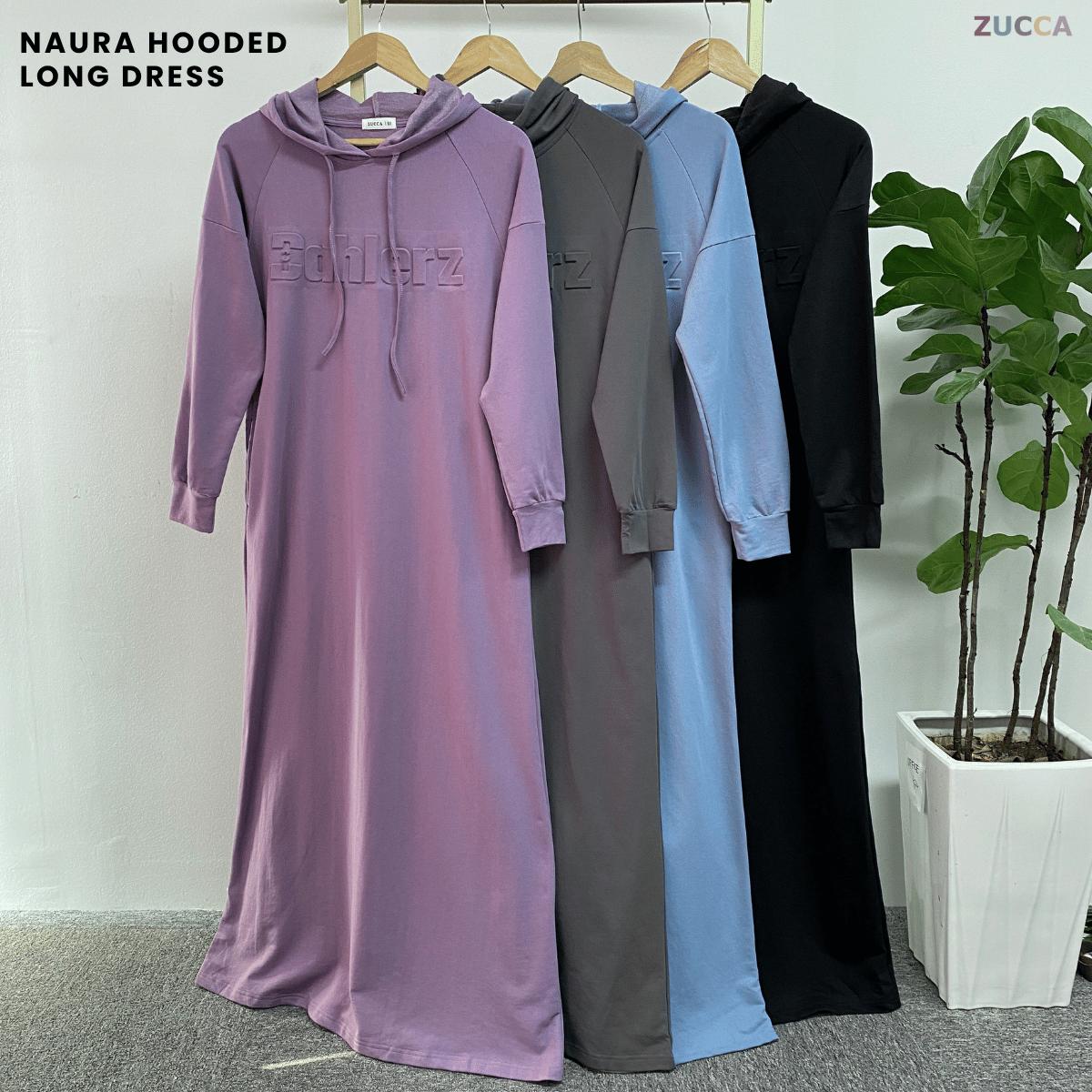 ZUCCA NAURA HOODIE DRESS - MA086 TOP
