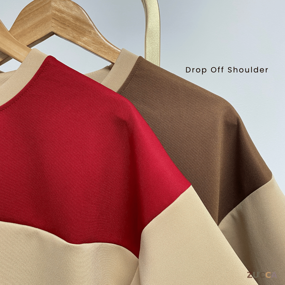 ZUCCA ELINA DUAL TONE SWEATSHIRT - MA087