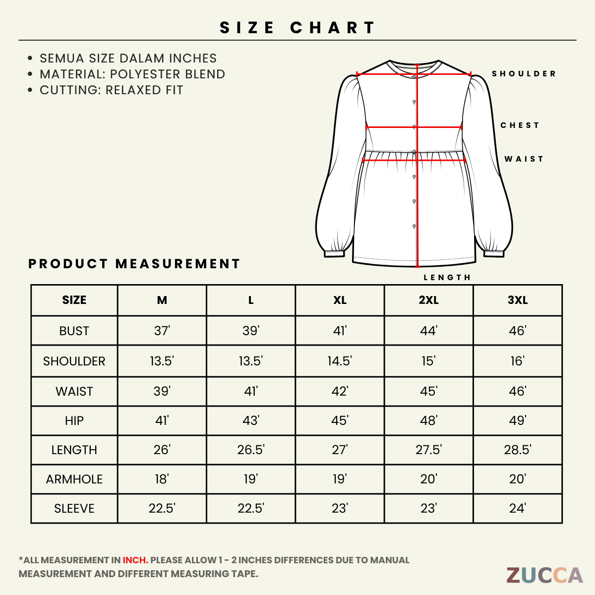 ZUCCA RAFAELA PRINTED KASUAL T-SHIRT PEREMPUAN - MA093