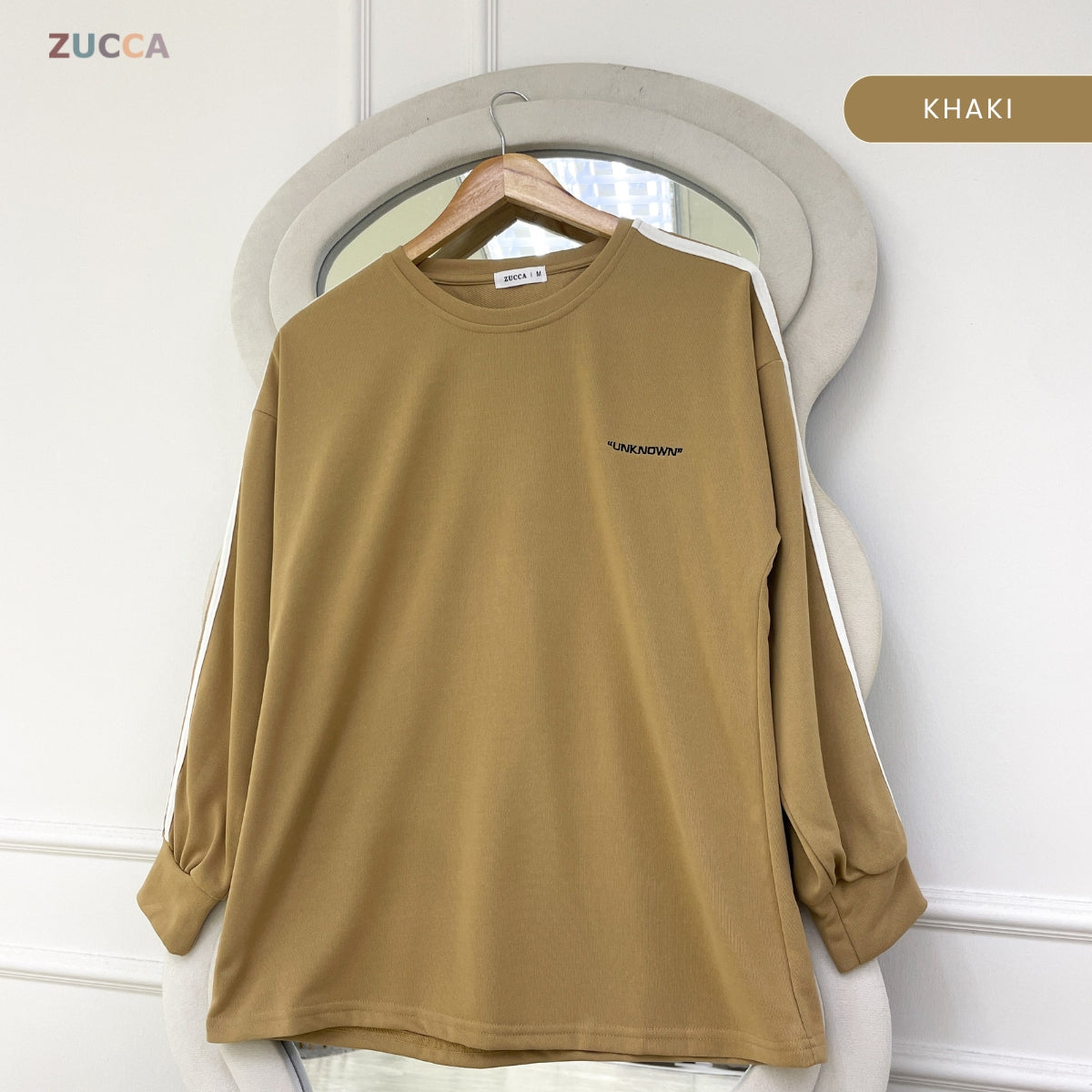 ZUCCA FINDA WOMEN KASUAL SHIRT PLAIN SHIRT LONG SLEEVE - MA108