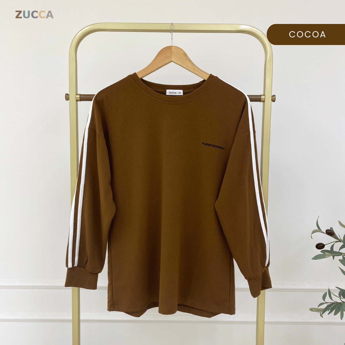 ZUCCA FINDA WOMEN KASUAL SHIRT PLAIN SHIRT LONG SLEEVE - MA108
