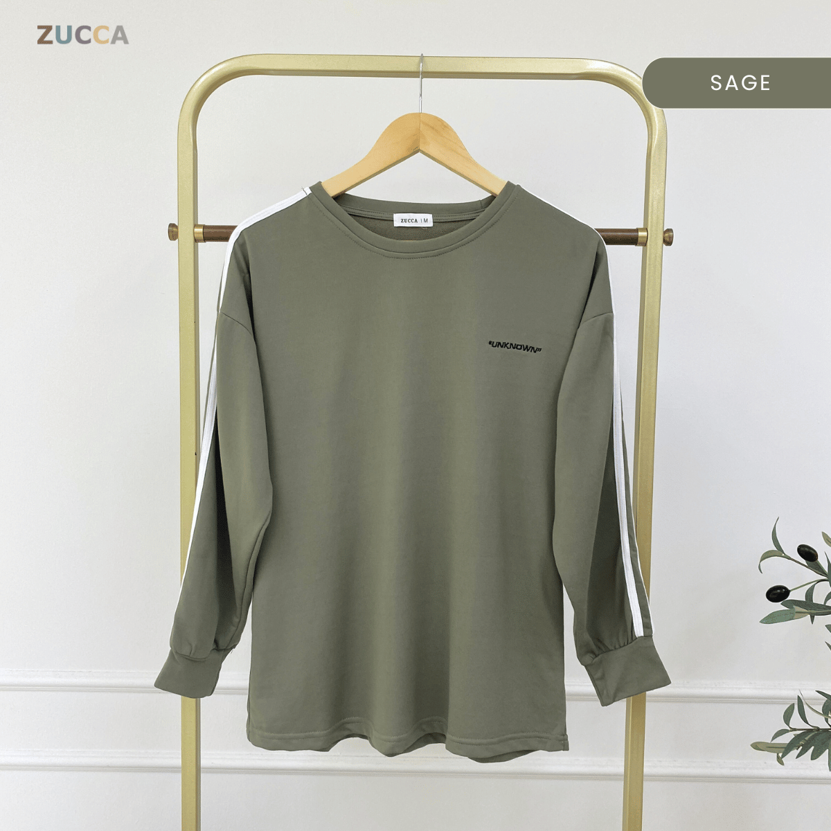 ZUCCA FINDA WOMEN KASUAL SHIRT PLAIN SHIRT LONG SLEEVE - MA108