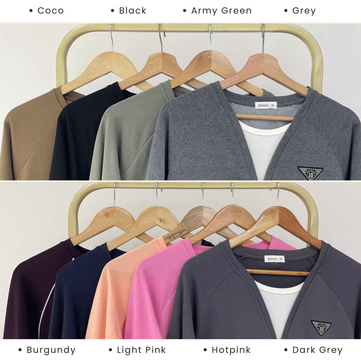 ZUCCA AZREEN PEREMPUAN KASUAL SHIRT LAYERED LONG SLEEVE - MA109
