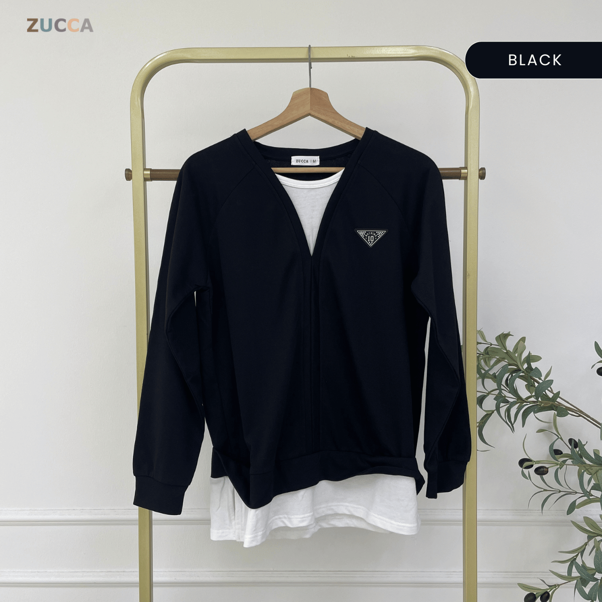 ZUCCA AZREEN PEREMPUAN KASUAL SHIRT LAYERED LONG SLEEVE - MA109