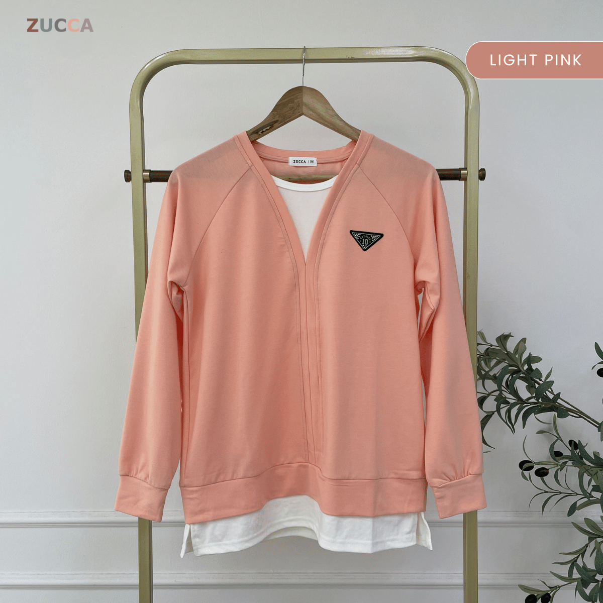 ZUCCA AZREEN PEREMPUAN KASUAL SHIRT LAYERED LONG SLEEVE - MA109