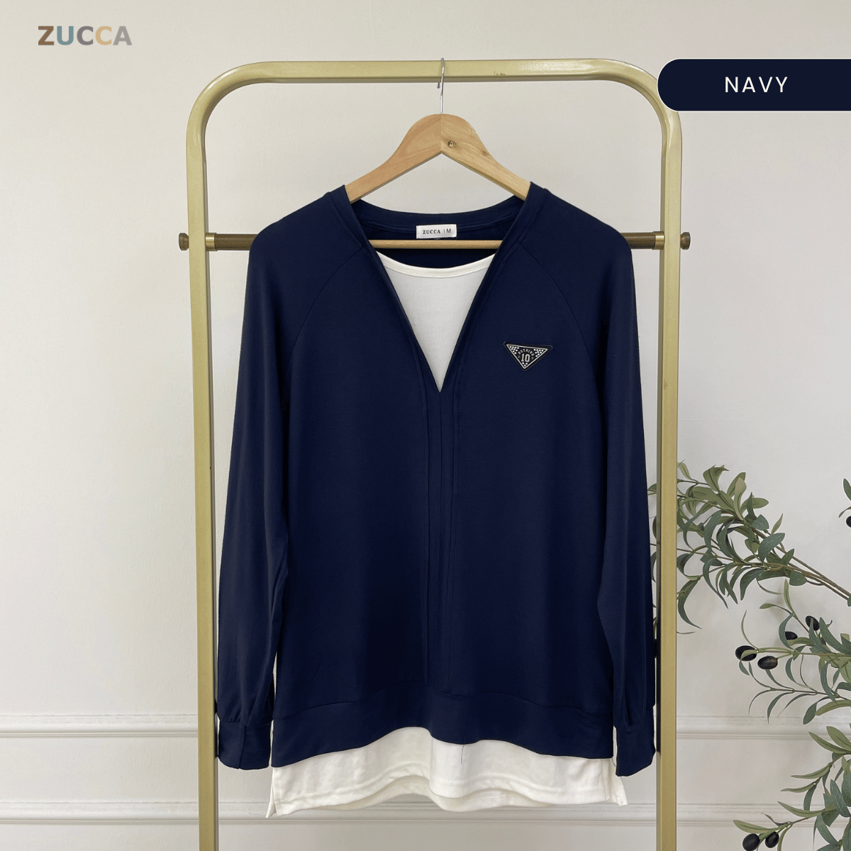 ZUCCA AZREEN PEREMPUAN KASUAL SHIRT LAYERED LONG SLEEVE - MA109