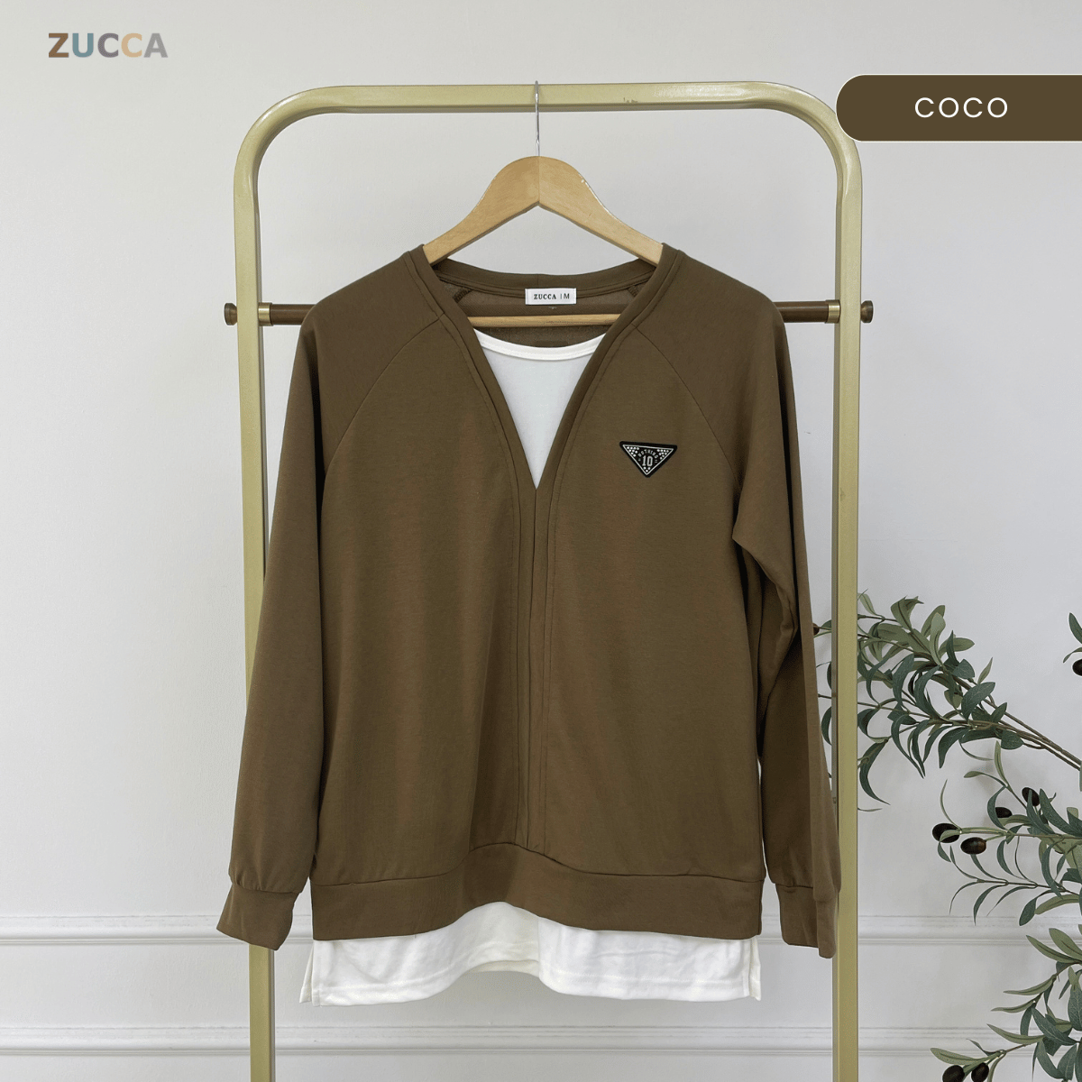 ZUCCA AZREEN PEREMPUAN KASUAL SHIRT LAYERED LONG SLEEVE - MA109
