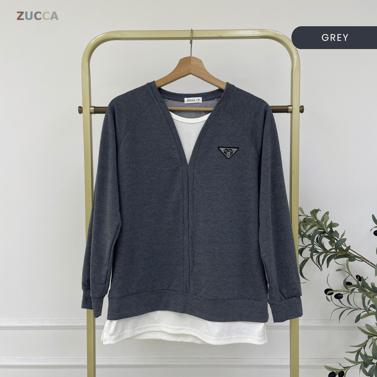 ZUCCA AZREEN PEREMPUAN KASUAL SHIRT LAYERED LONG SLEEVE - MA109