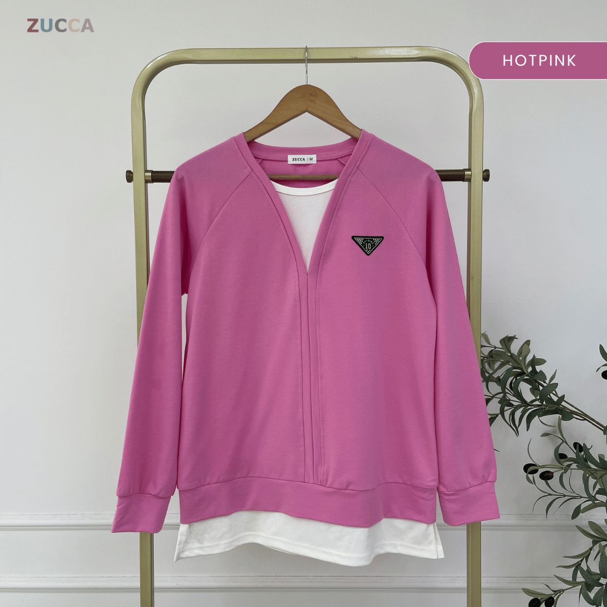 ZUCCA AZREEN PEREMPUAN KASUAL SHIRT LAYERED LONG SLEEVE - MA109