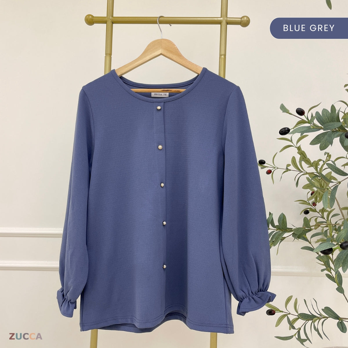 ZUCCA NOALLE KASUAL BLOUSE WANITA LENGAN PANJANG-MA118
