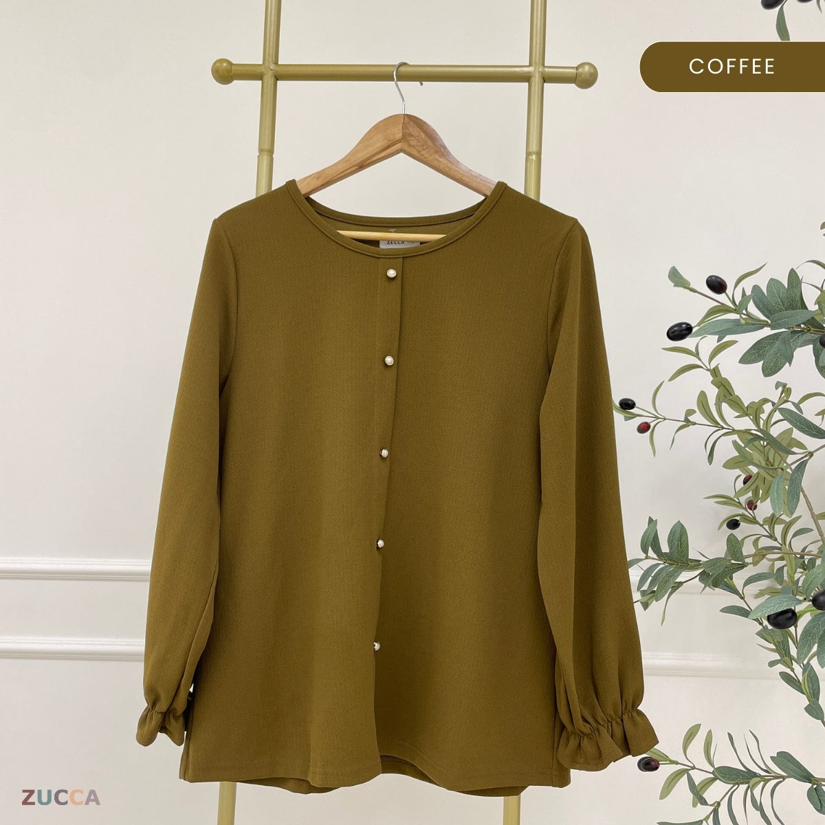 ZUCCA NOALLE KASUAL BLOUSE WANITA LENGAN PANJANG-MA118
