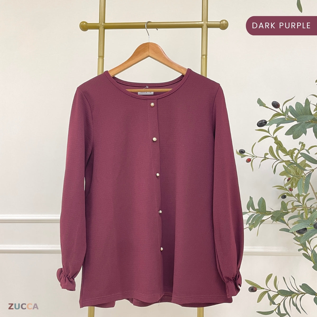 ZUCCA NOALLE KASUAL BLOUSE WANITA LENGAN PANJANG-MA118