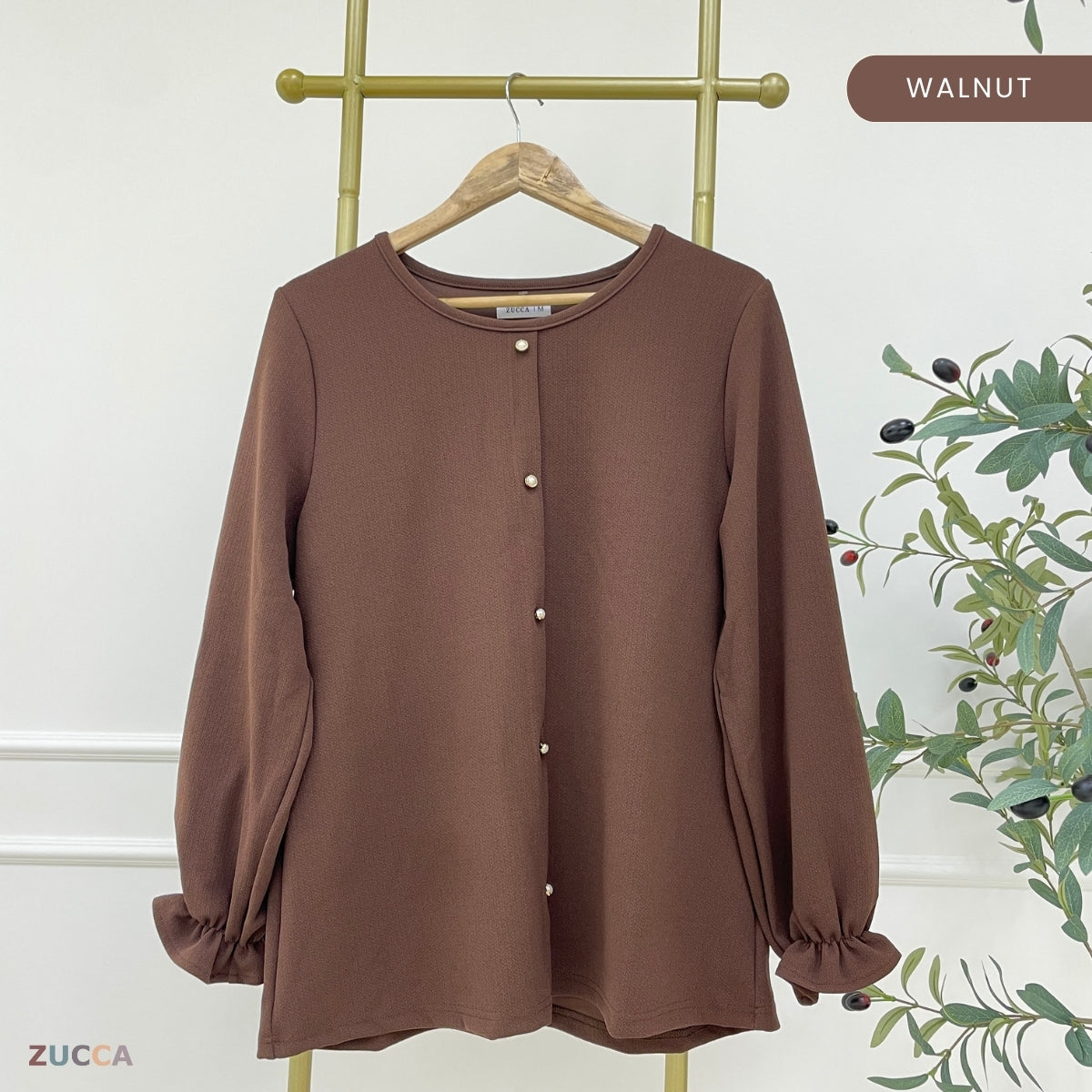 ZUCCA NOALLE KASUAL BLOUSE WANITA LENGAN PANJANG-MA118