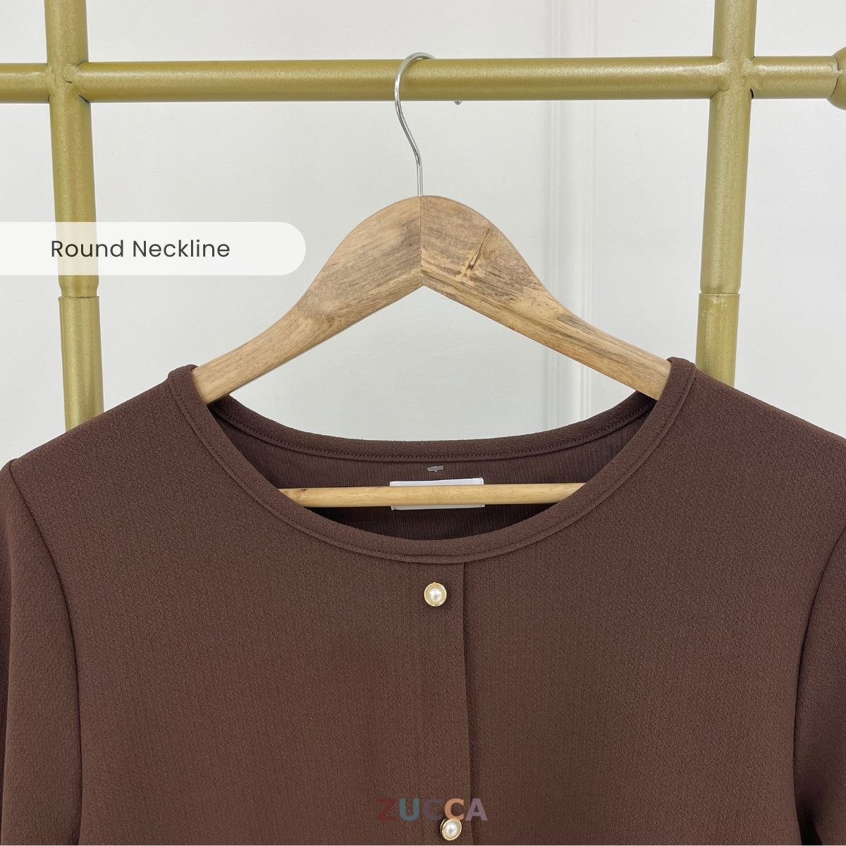 ZUCCA NOALLE KASUAL BLOUSE WANITA LENGAN PANJANG-MA118