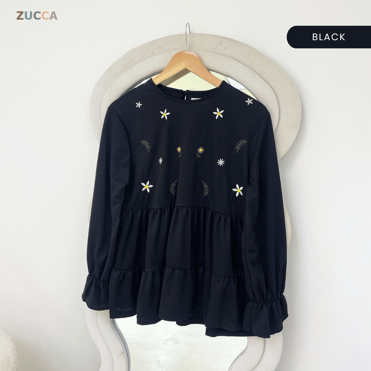 ZUCCA SYAWANI WOMEN KASUAL DOLLY BLOUSE LONG SLEEVE - MA119