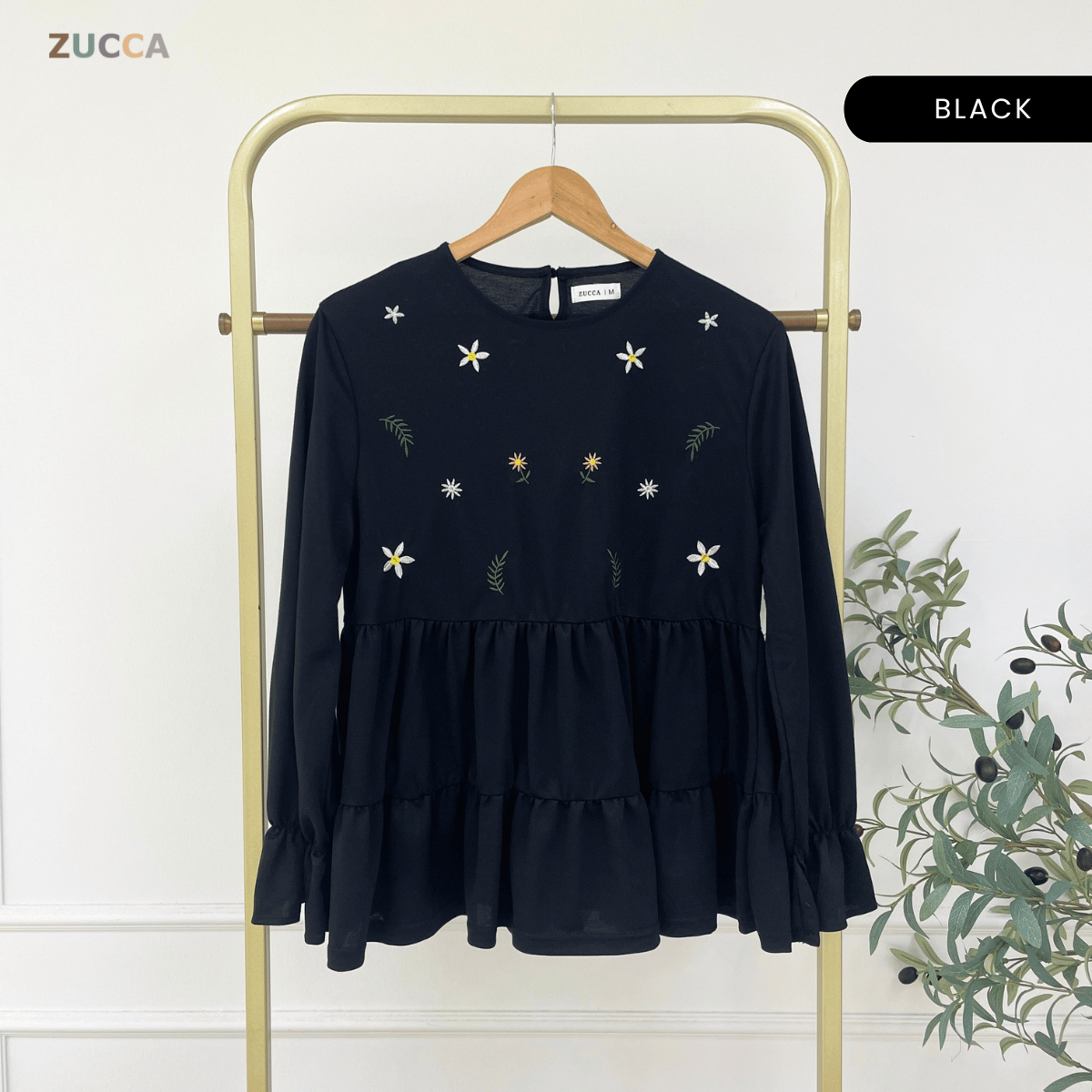 ZUCCA SYAWANI WOMEN KASUAL DOLLY BLOUSE LONG SLEEVE - MA119