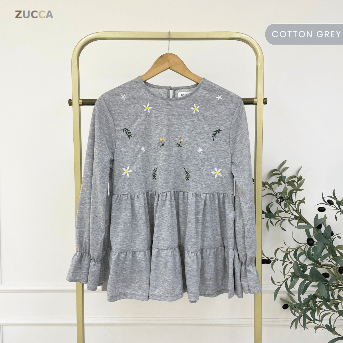ZUCCA SYAWANI WOMEN KASUAL DOLLY BLOUSE LONG SLEEVE - MA119