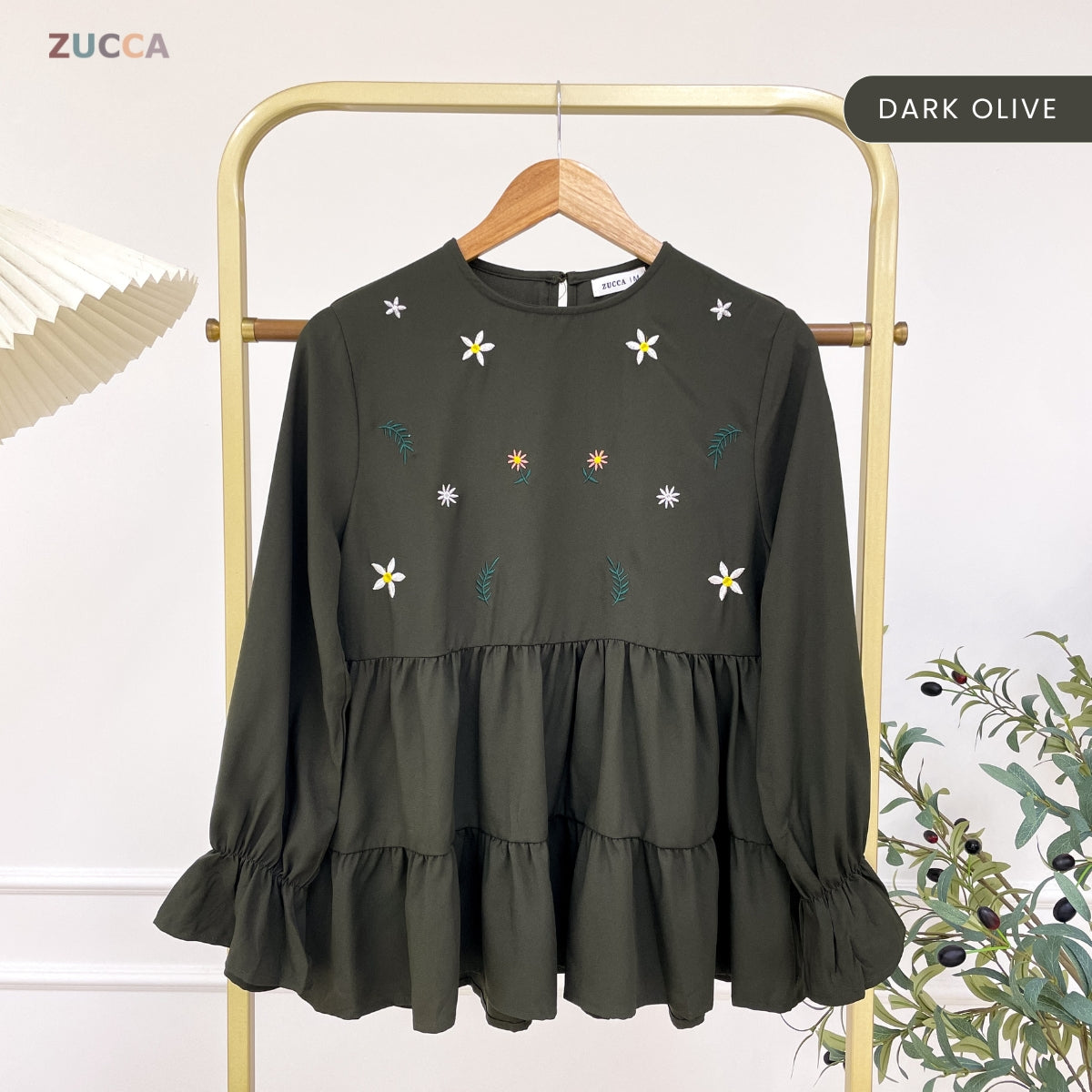 ZUCCA SYAWANI WOMEN KASUAL DOLLY BLOUSE LONG SLEEVE - MA119