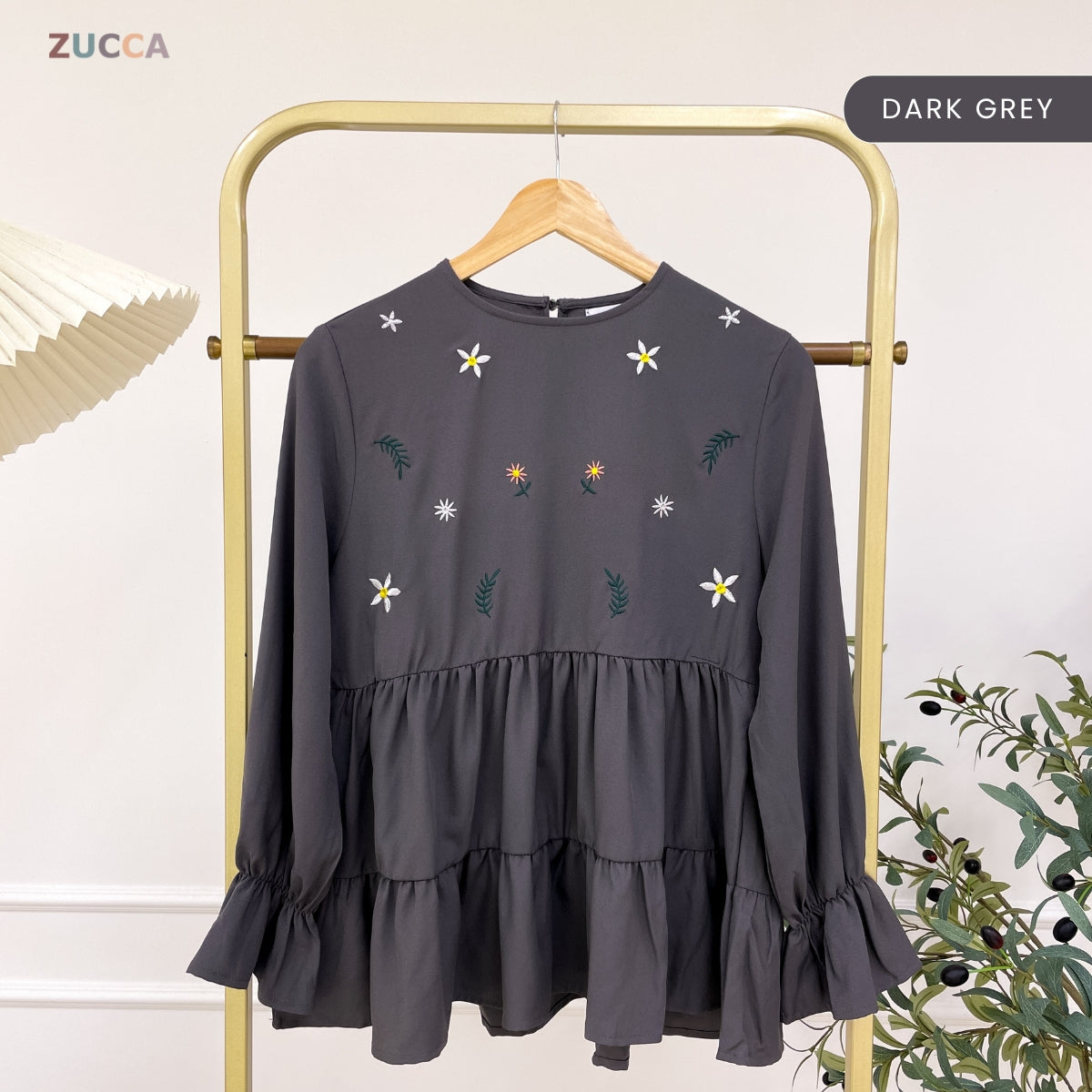 ZUCCA SYAWANI WOMEN KASUAL DOLLY BLOUSE LONG SLEEVE - MA119