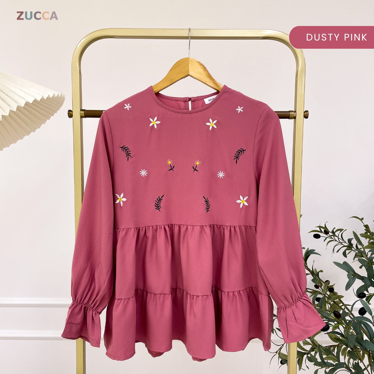 ZUCCA SYAWANI WOMEN KASUAL DOLLY BLOUSE LONG SLEEVE - MA119